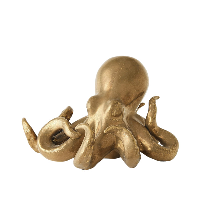 Global Views Octopus in Matte Gold