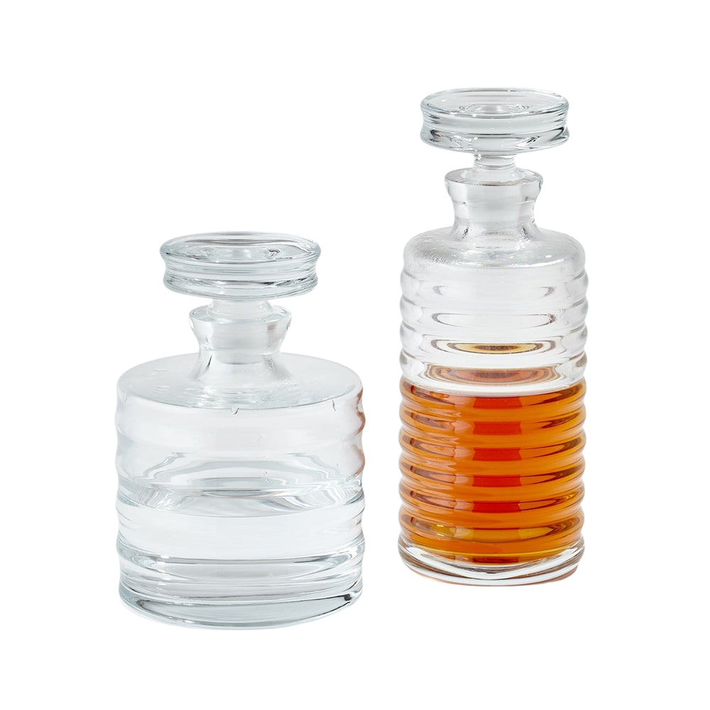 Global Views Ribbed Decanter in Tall