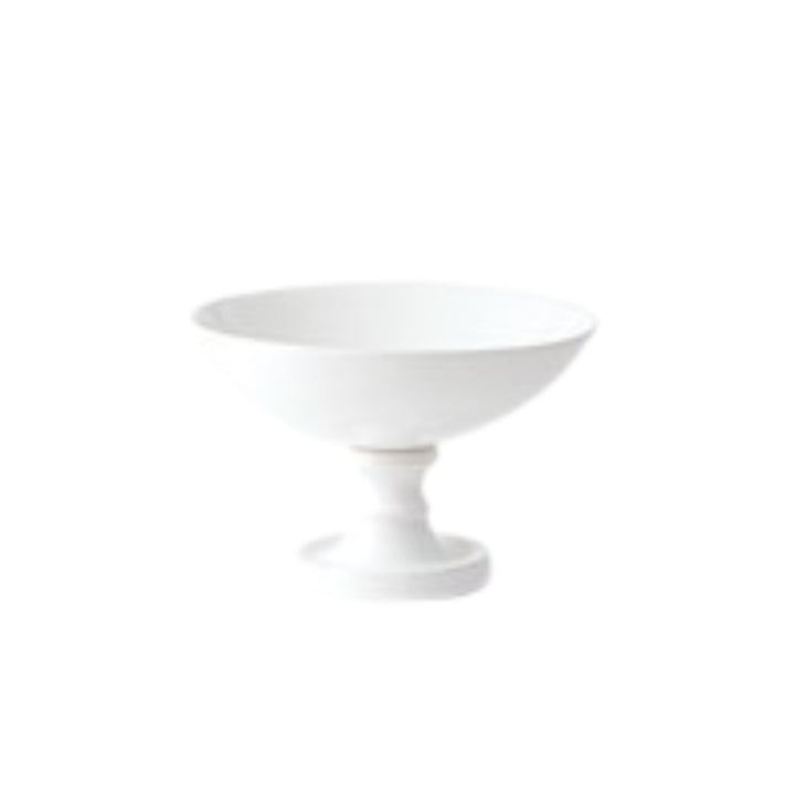 Global Views White Pedestal Bowl in Small