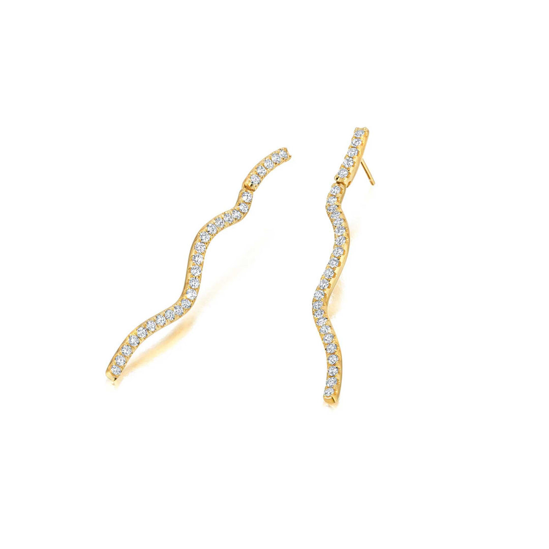 Rio Diamond YG Drop Earrings