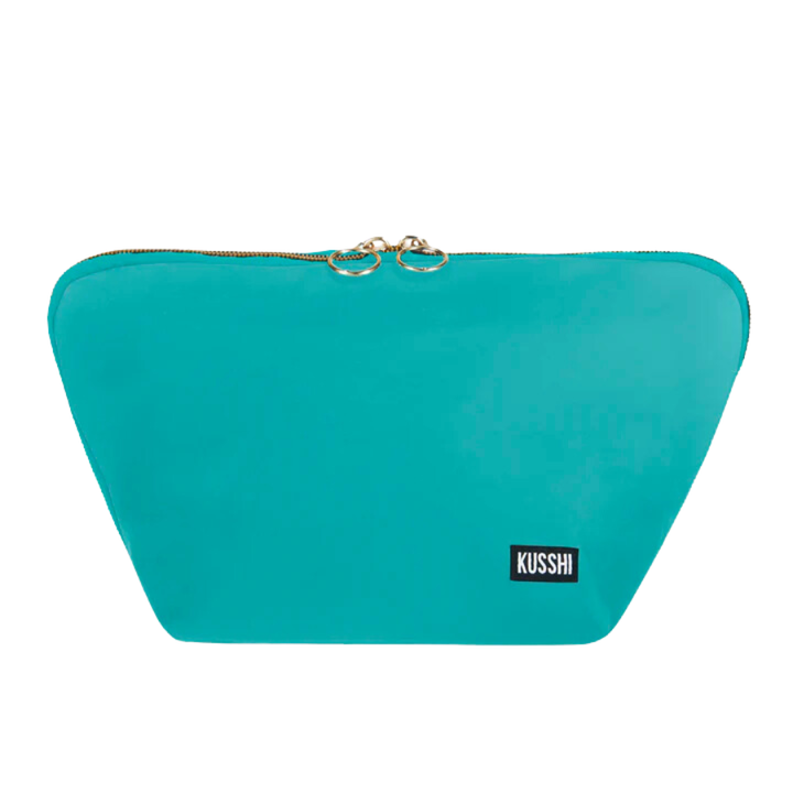 Vacation Cosmetic Bag Seafoam/Grn/Orng