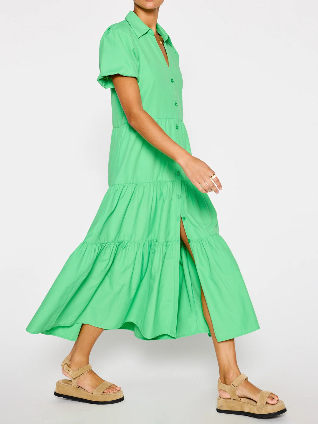 Havana Dress Derby Green