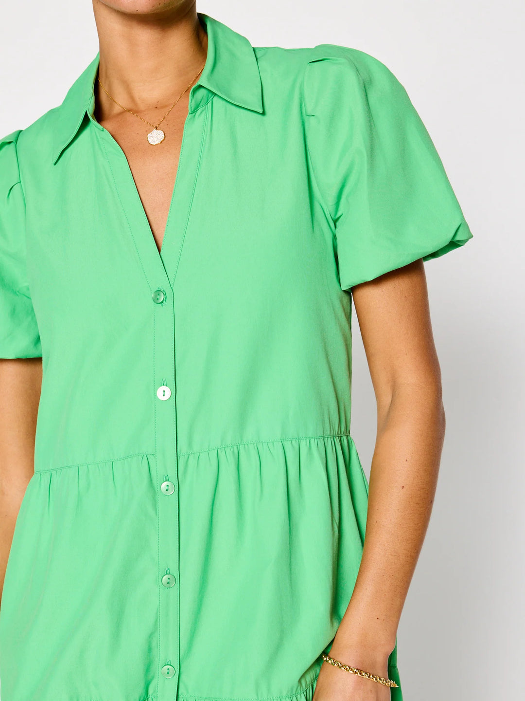 Havana Dress Derby Green