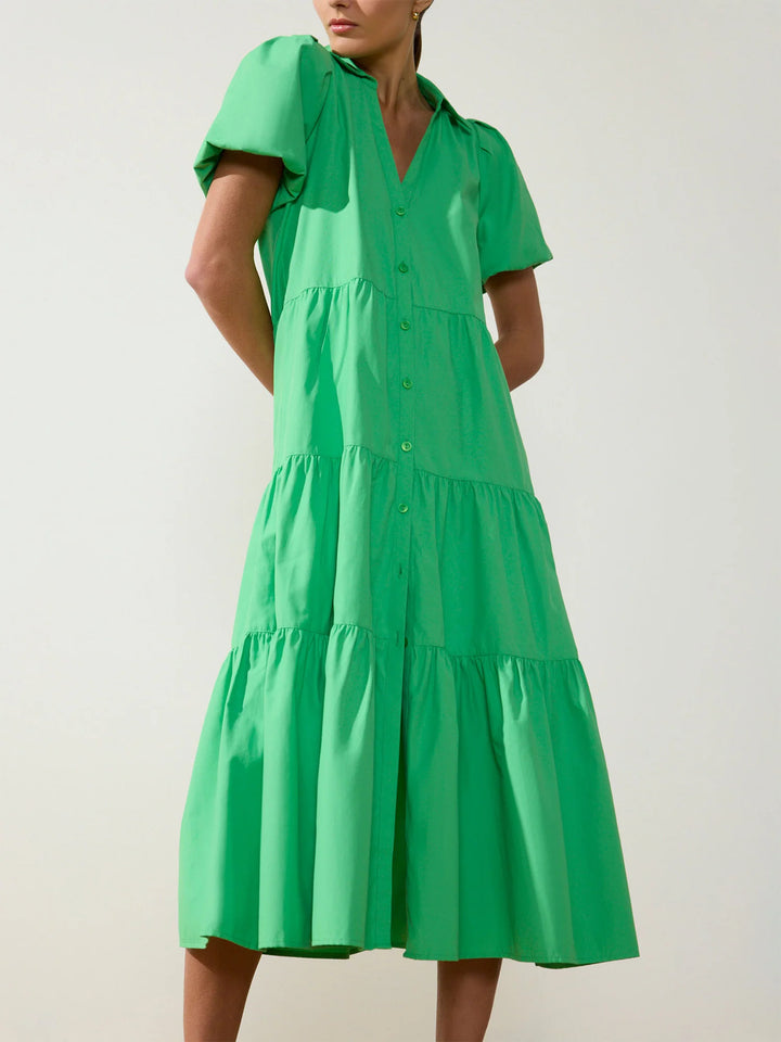 Havana Dress Derby Green