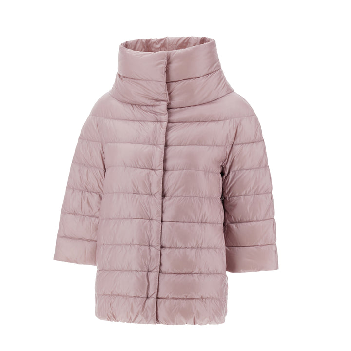 Herno Aminta Nylon 3/4 Sleeve Coat - ROSE PINK