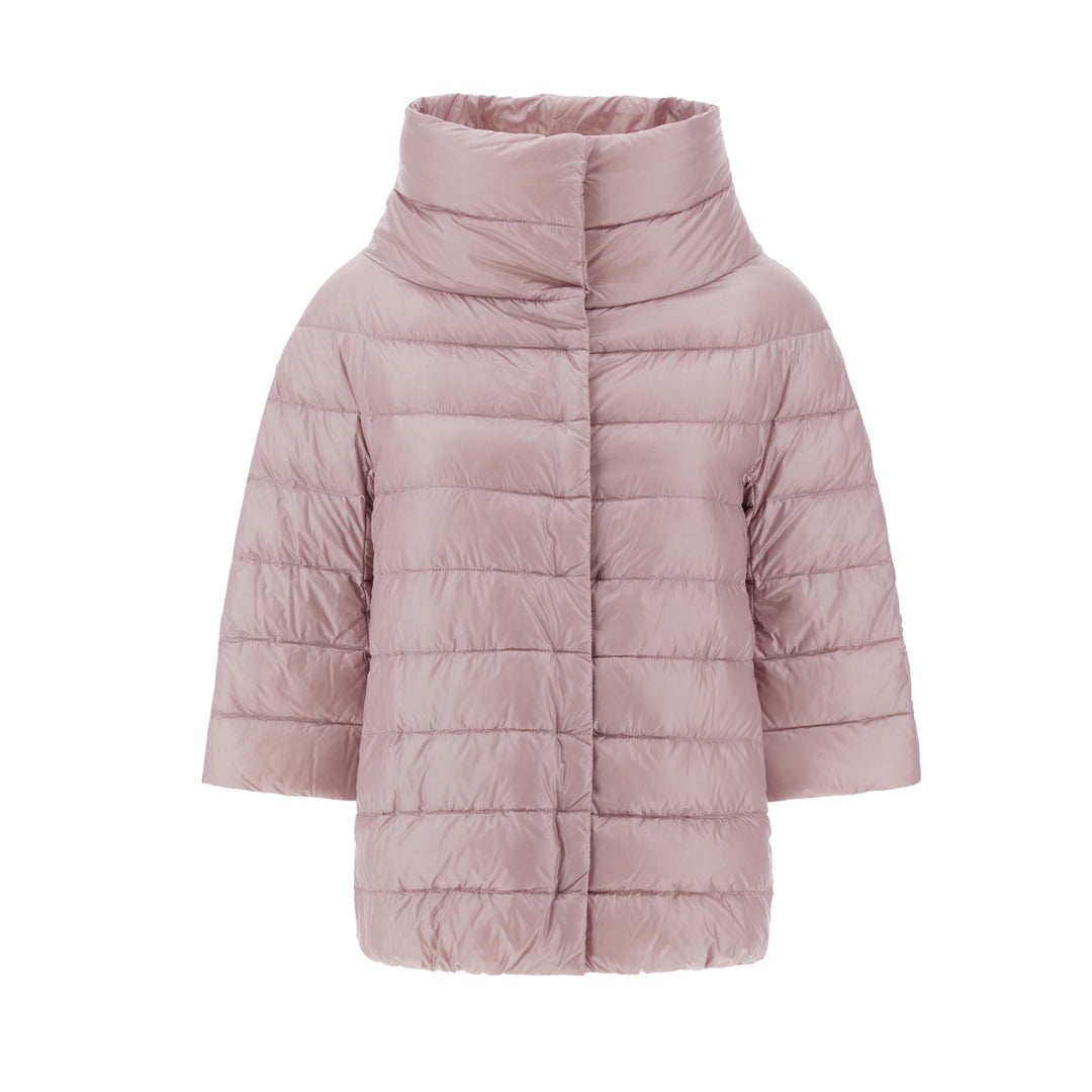 Herno Aminta Nylon 3/4 Sleeve Coat - ROSE PINK