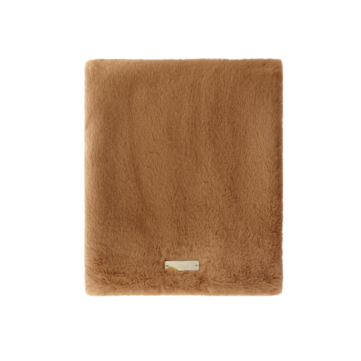 Herno Faux Fur Scarf in Camel