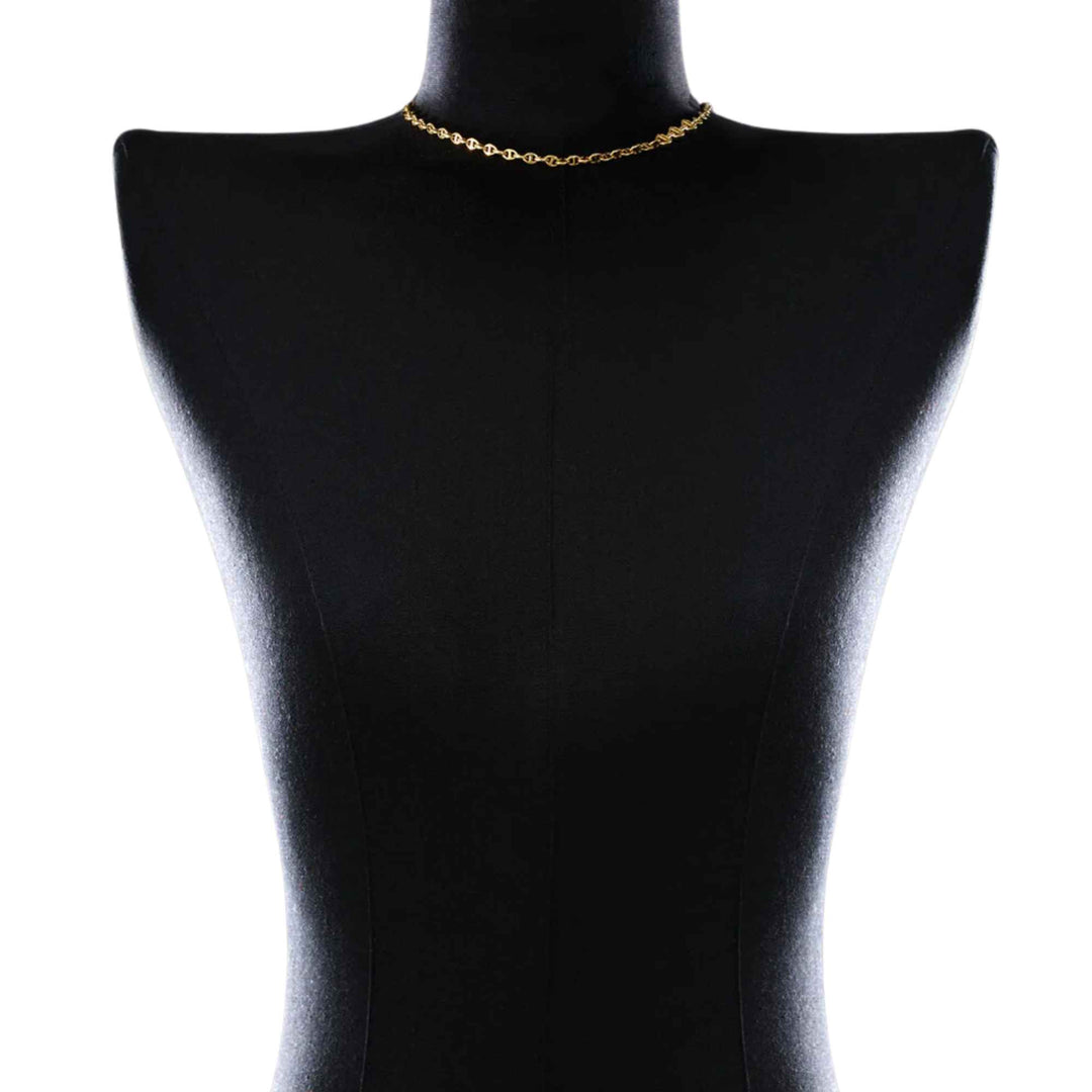 Open-Link Yellow Gold 18" Necklace