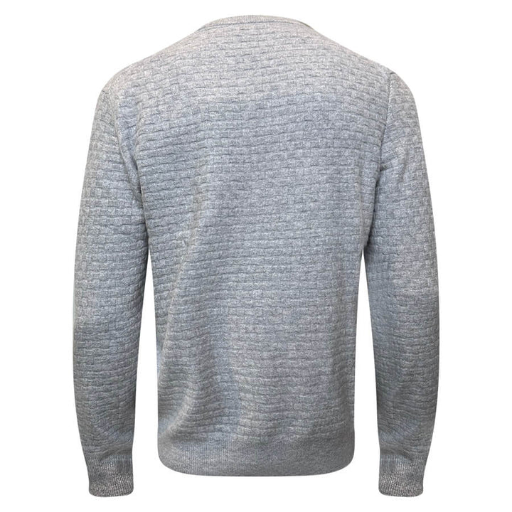 Woven Stitch Cashmere Sweater