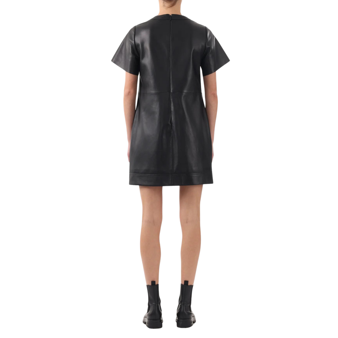 Leather Shift Dress