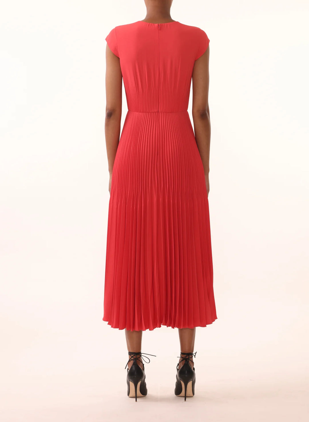 Soft Crepe Pleated Dress