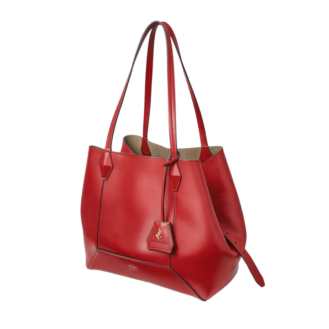 Diamond Shiny Leather Tote