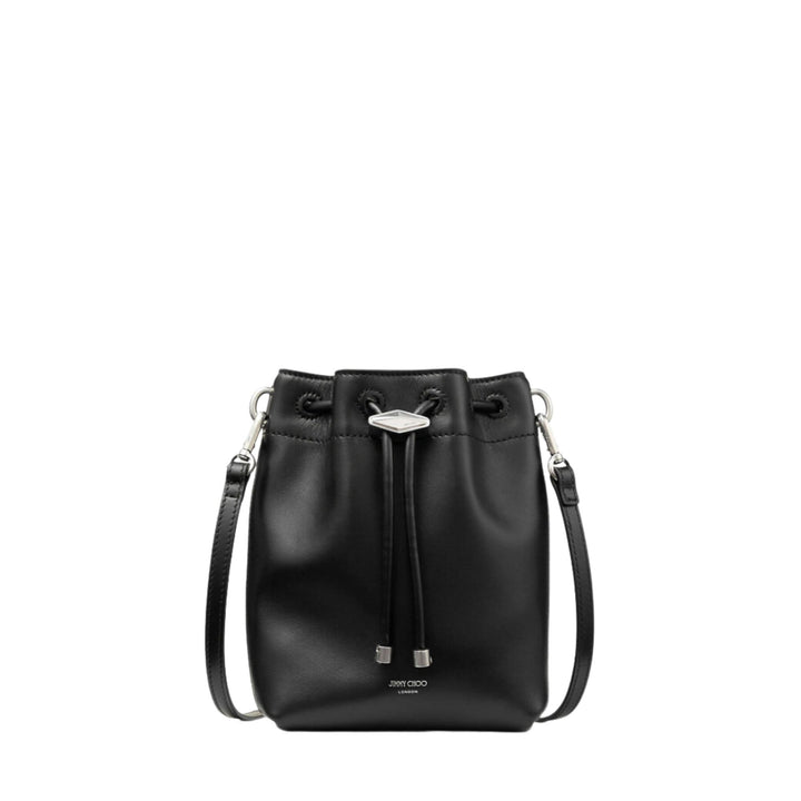 Shiny Leather Bon Bon Bucket Bag