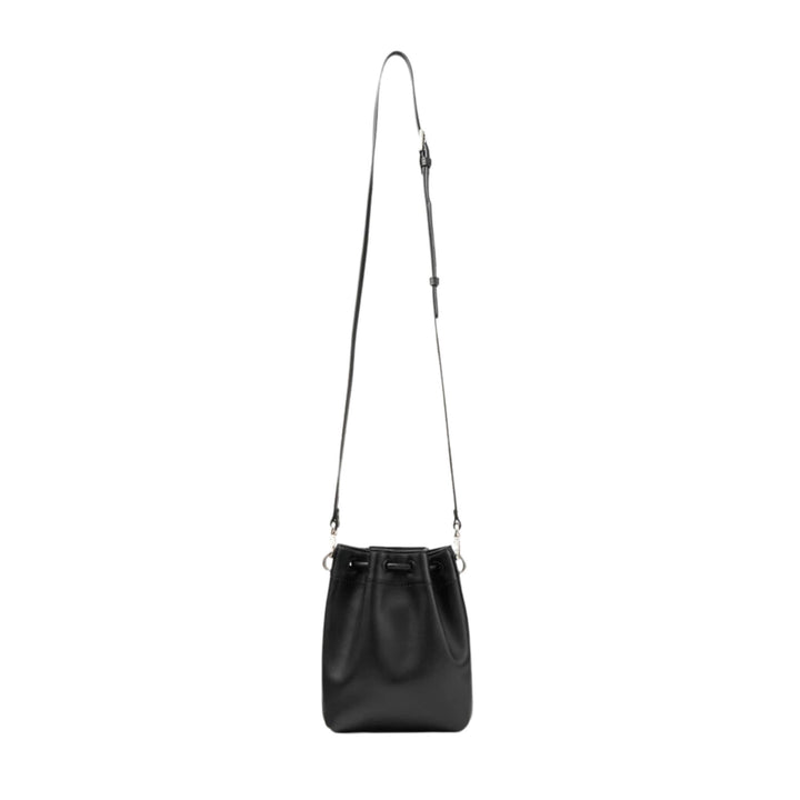 Shiny Leather Bon Bon Bucket Bag