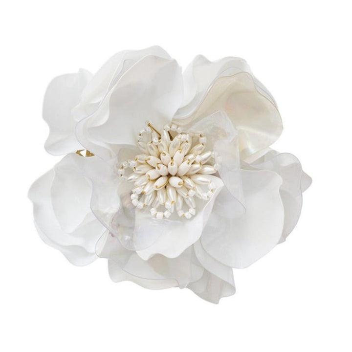 Gardenia Napkin Ring - White in Kim Seybert