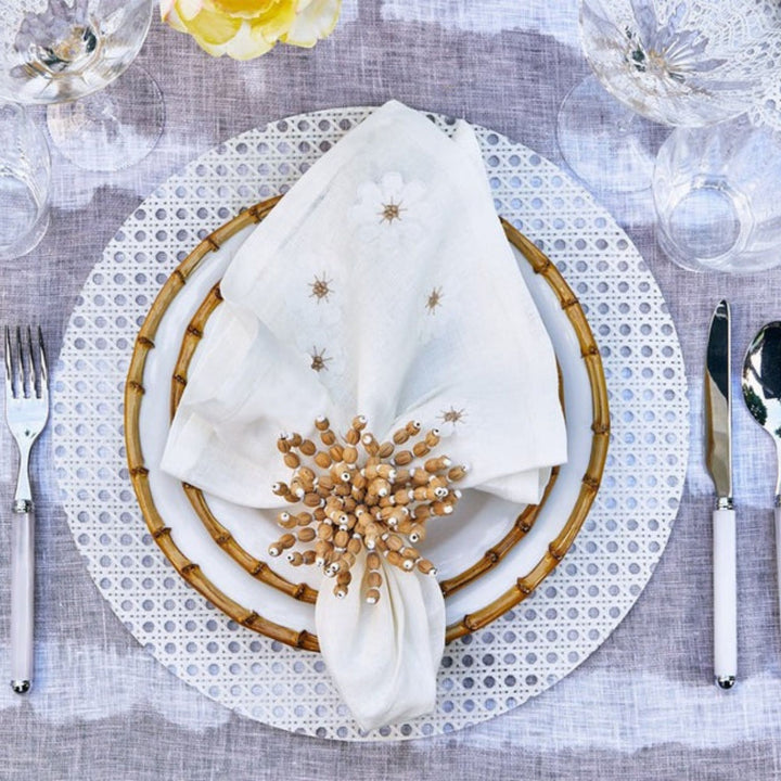 Reed Placemat - White in Kim Seybert