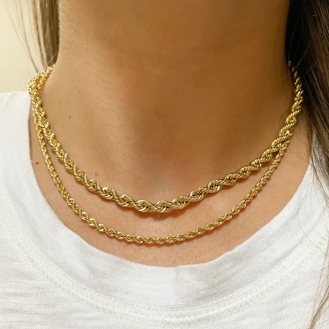 Medium Rope Chain Necklace 16&#8243;