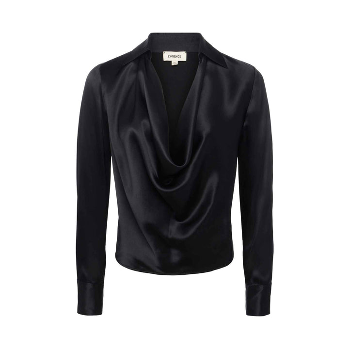 Lotus Cowl Neck Blouse