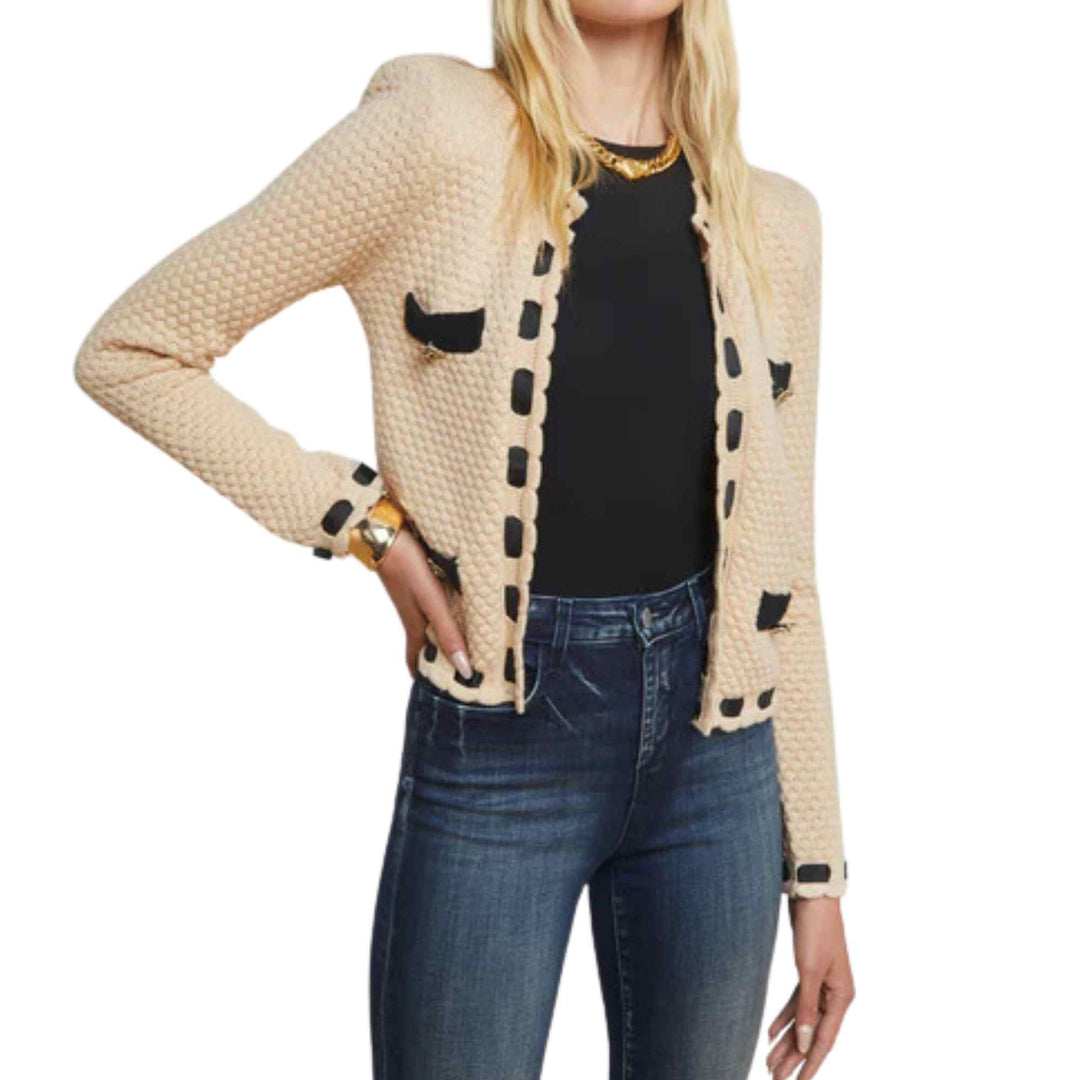 Astor Contrast Trim Cardigan