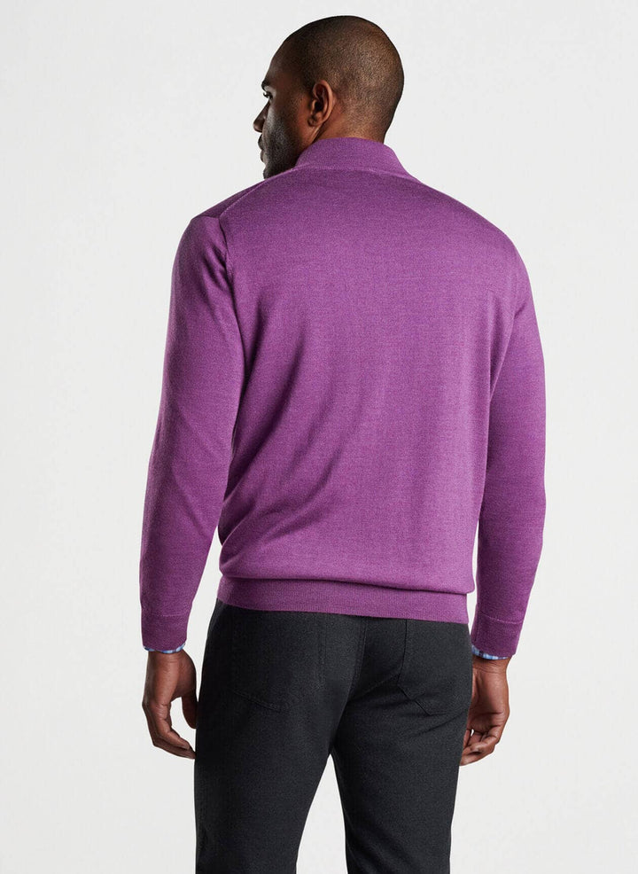 This Autumn Crest sweater highlights a signature seasonal blend of Merino wool and lyocell. Incredibly soft and breathable, this unique composition is designed to maintain its shape after each wear. Offered in a variety of colors for your weekday and weekend wardrobe.