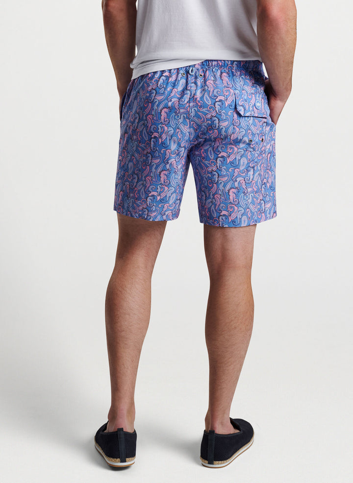 Seahorse Paisley Swim Trunk