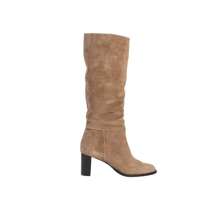 Catherine 70 Scrunchie Tall Boot with Block Heel