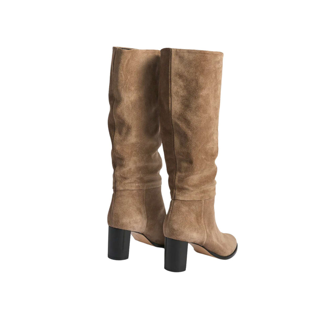 Catherine 70 Scrunchie Tall Boot with Block Heel