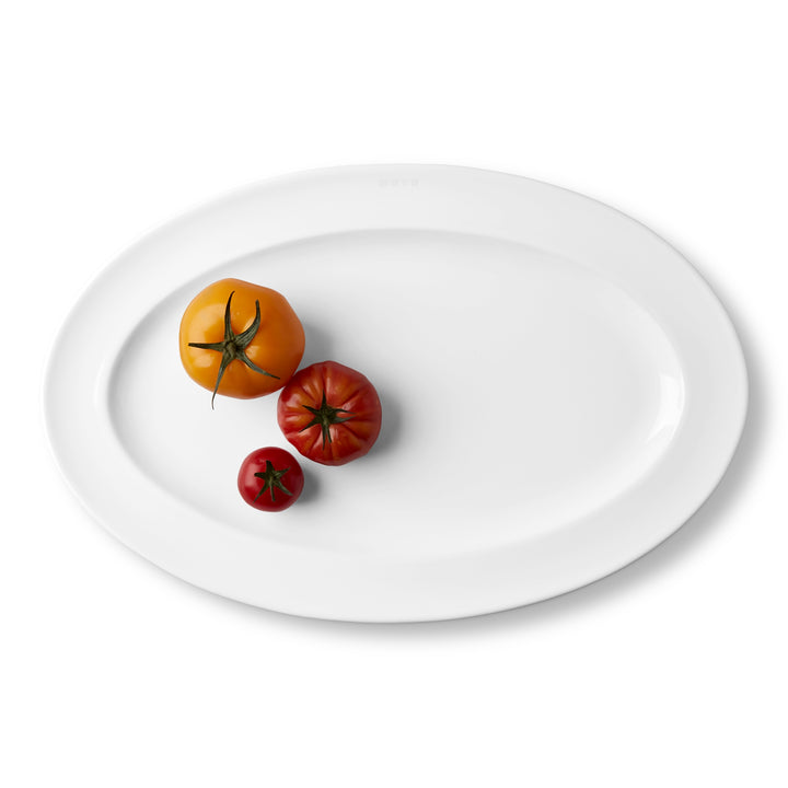 Match 1508 Small Oval Platter White