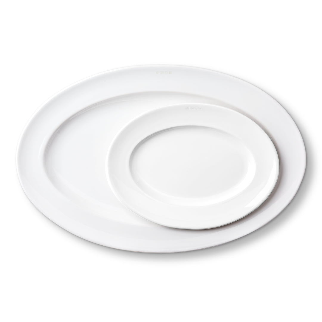 Match 1508 Small Oval Platter White