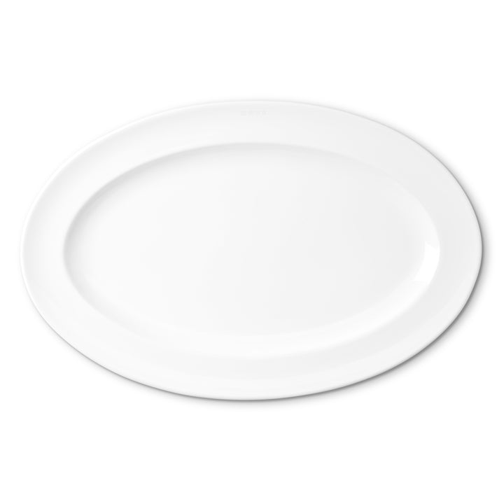 Match 1508 Small Oval Platter White