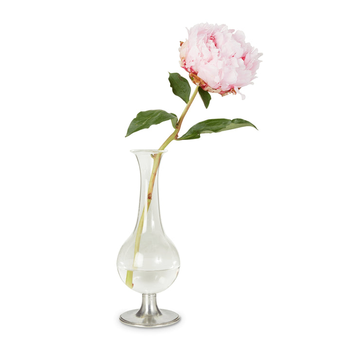 Match Footed Glass Vase