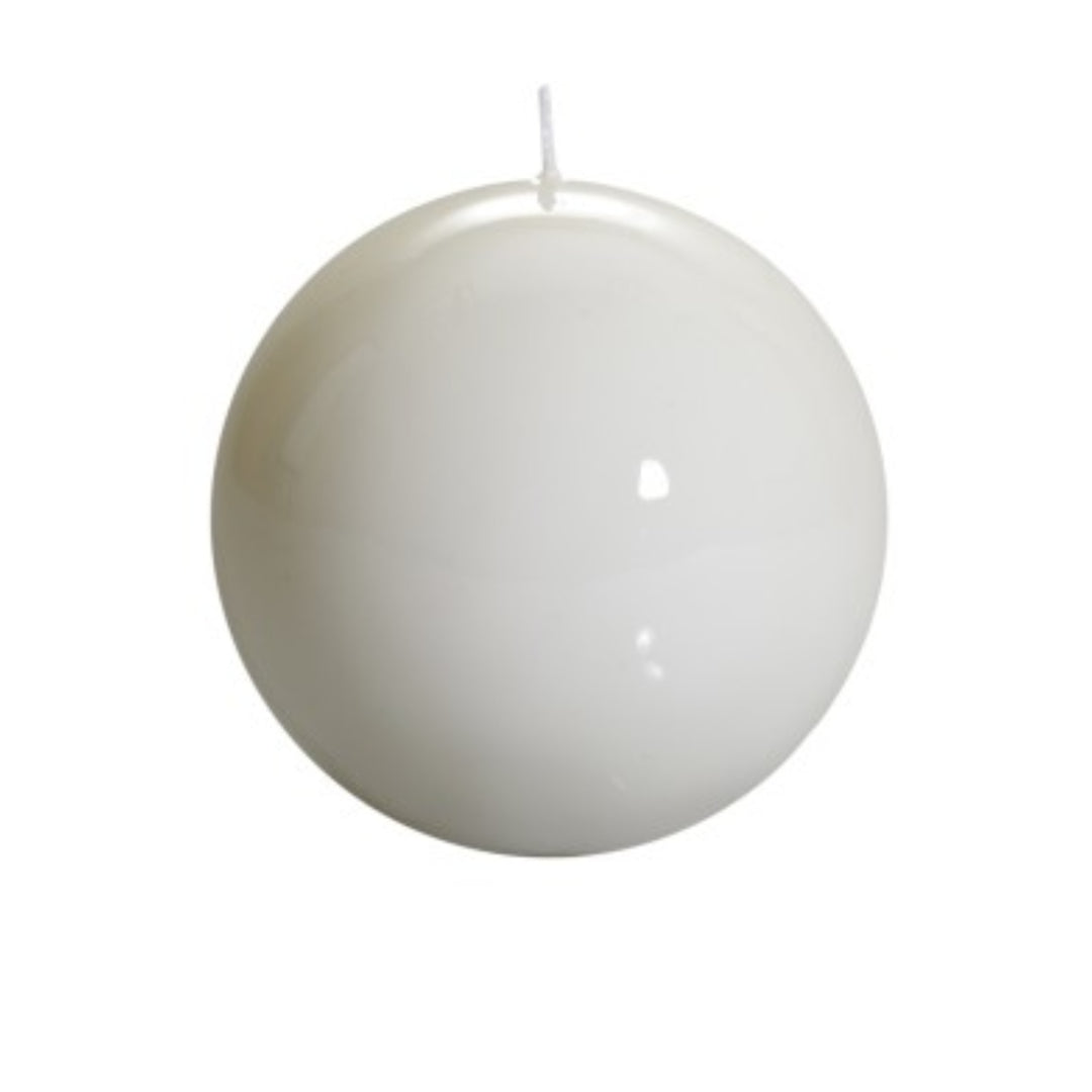 Meloria Ball Candle D.120 Classic in White