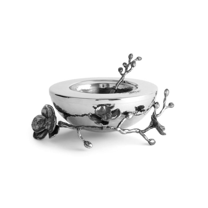 Michael Aram Black Orchid Caviar Dish with Spoon