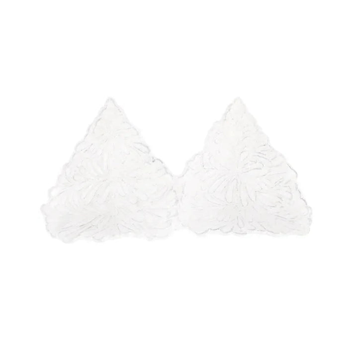 Lastra Holiday White Figural Tree Two-Part Server