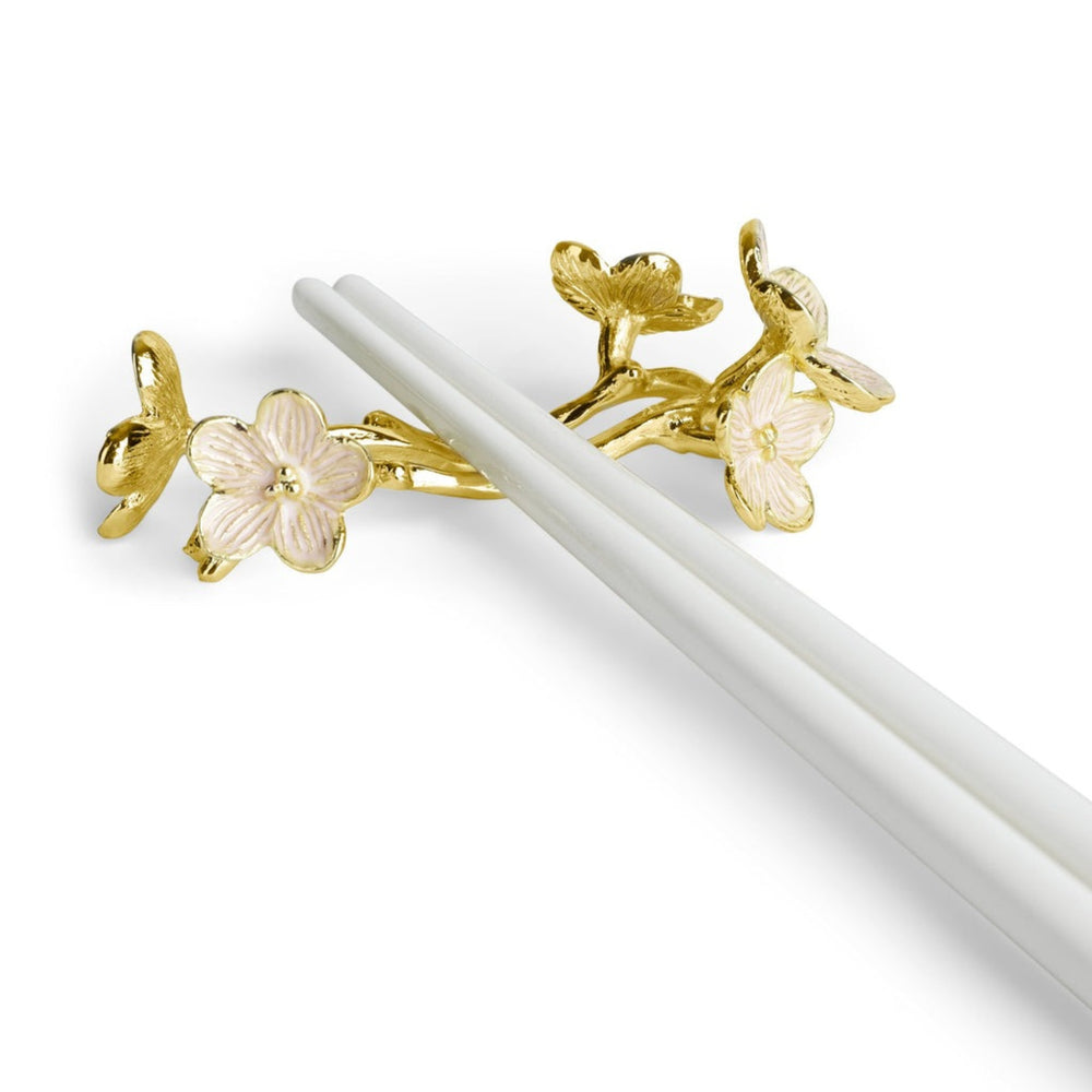 Michael Aram Cherry Blossom Chopstick & Stand Set