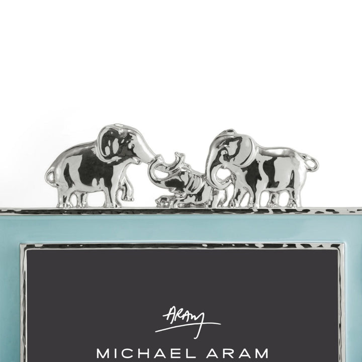 Michael Aram Elephant Frame Blue 4x6 