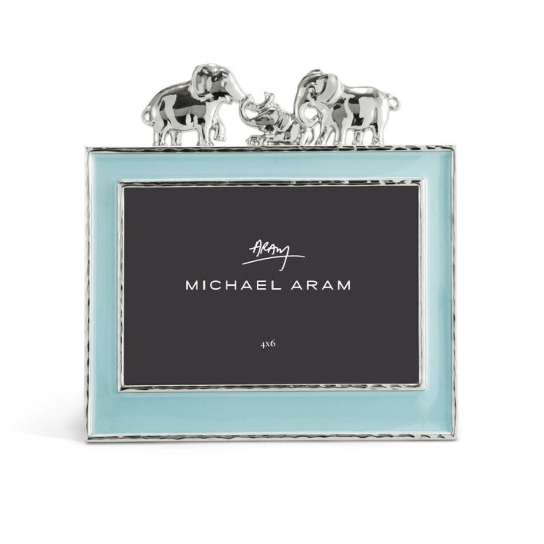 Michael Aram Elephant Frame Blue 4x6