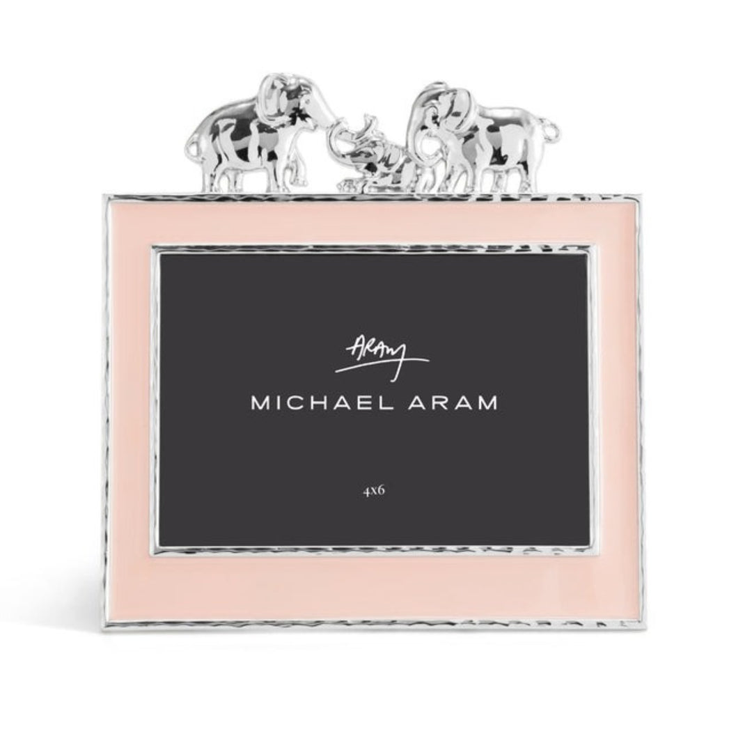 Michael Aram Elephant Frame Pink 4x6

