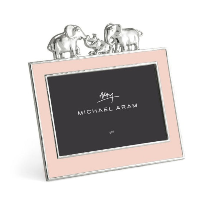 Michael Aram Elephant Frame Pink 4x6

