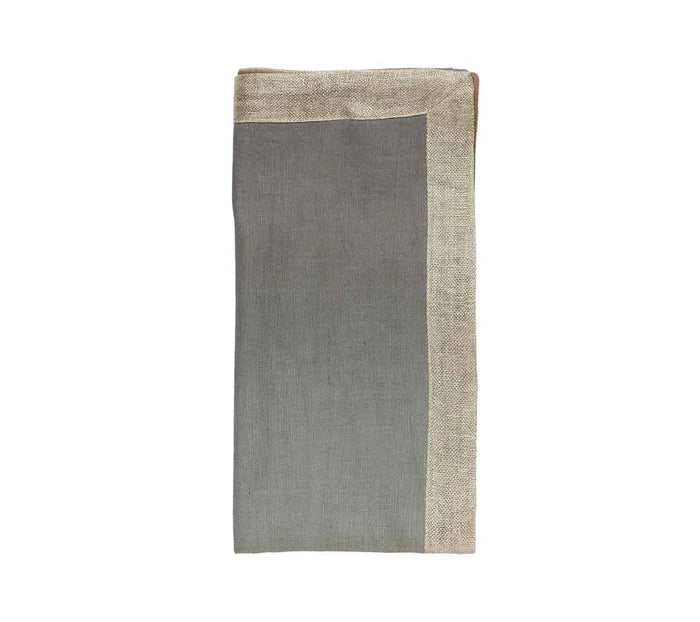 Dip Dye Napkins in Earth Tones - Beige, Taupe & Gray