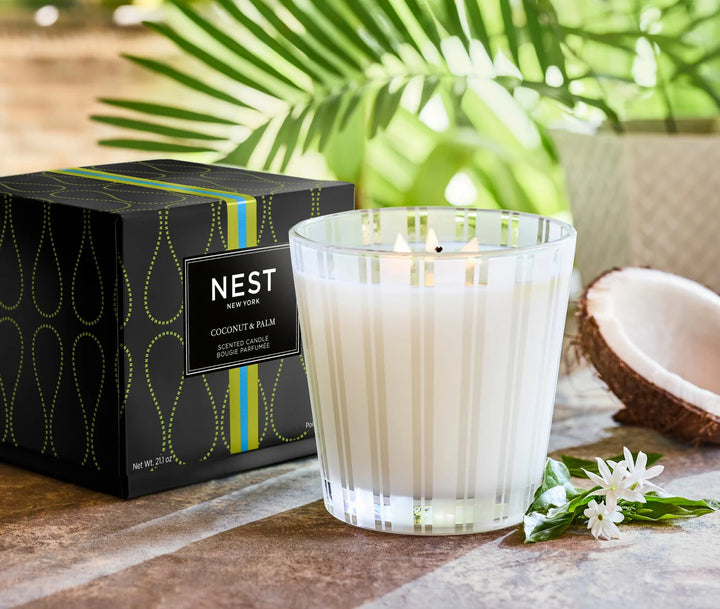 Nest 3-Wick Candle Coconut &#038; Palm