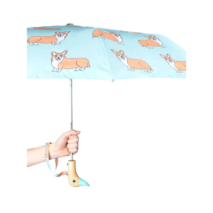 Corgi Mint Umbrella