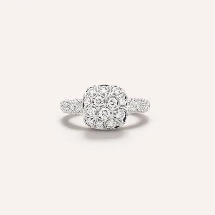 Ring Nudo Classic Solitaire WG/RG Diamonds