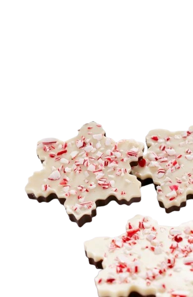 Peppermint Bark Snowflake Box 12 pcs.