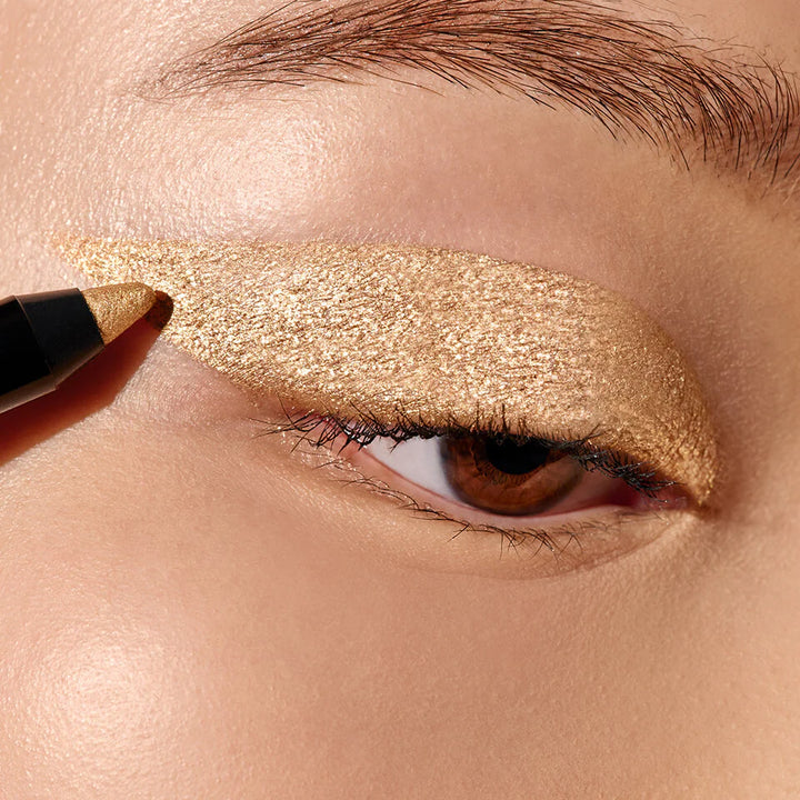 Satin Kajal Liner Longwear Waterproof Eyeliner Gold Lame