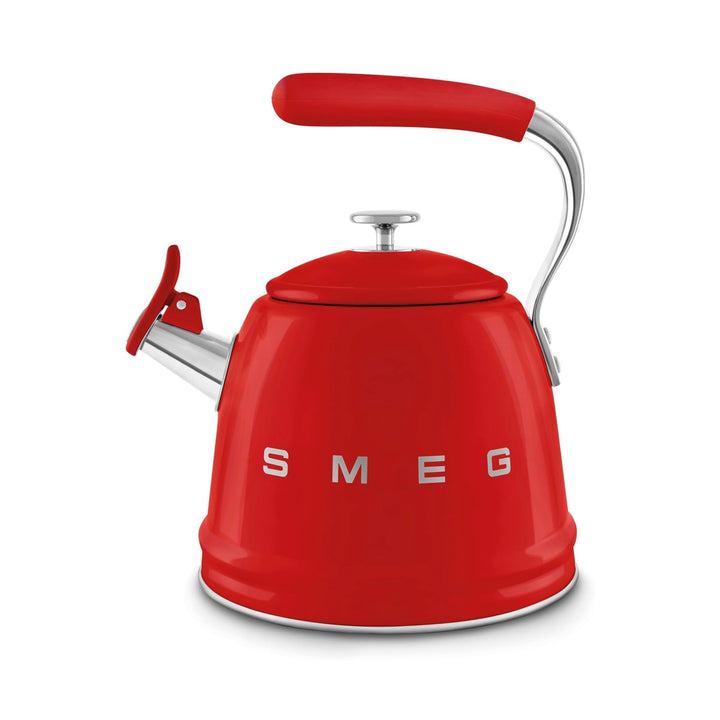 SMEG 50's Whistling Kettle in Red