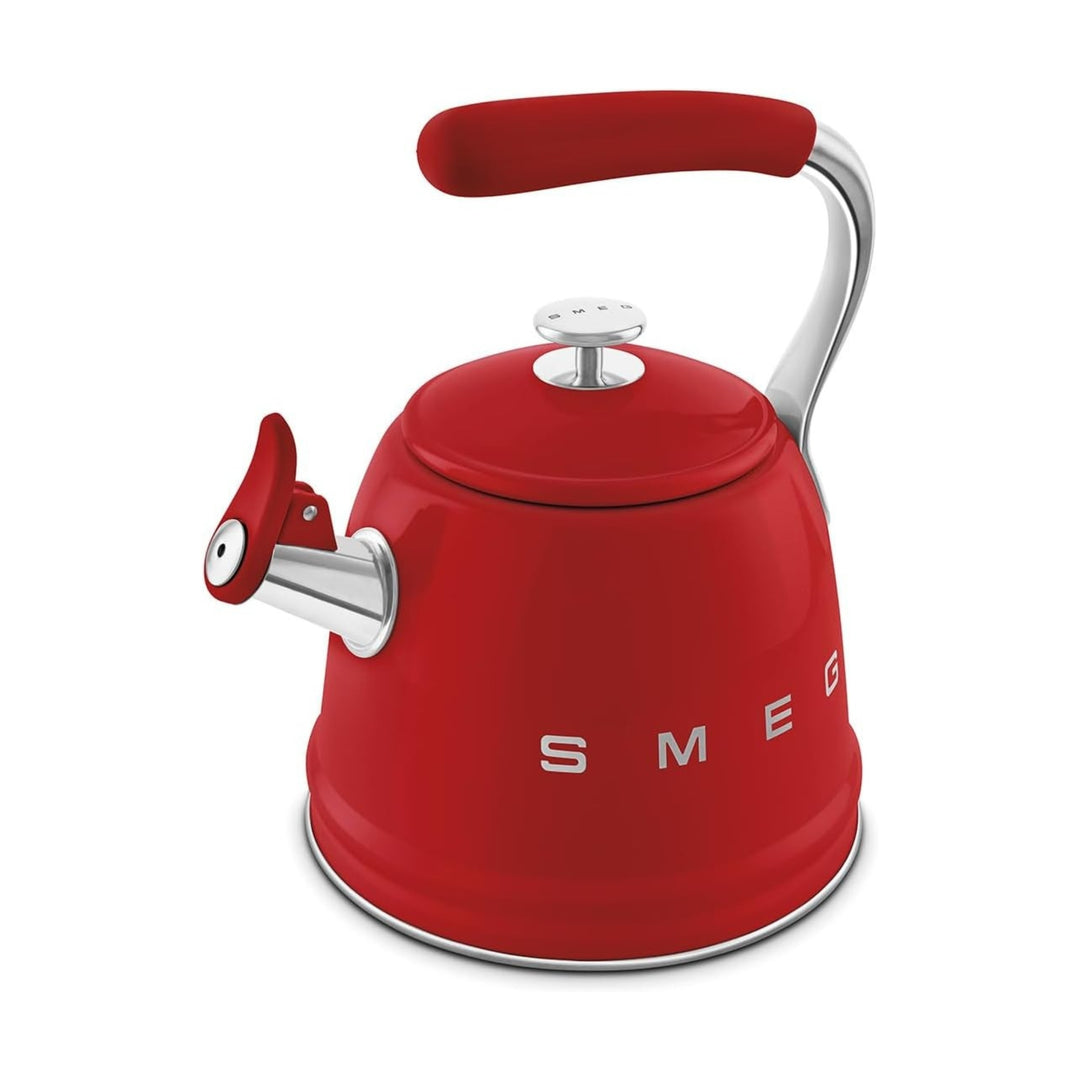 SMEG 50's Whistling Kettle in Red