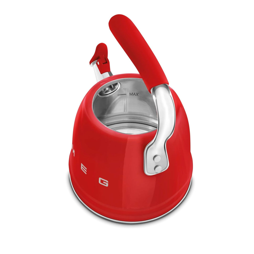 SMEG 50's Whistling Kettle in Red