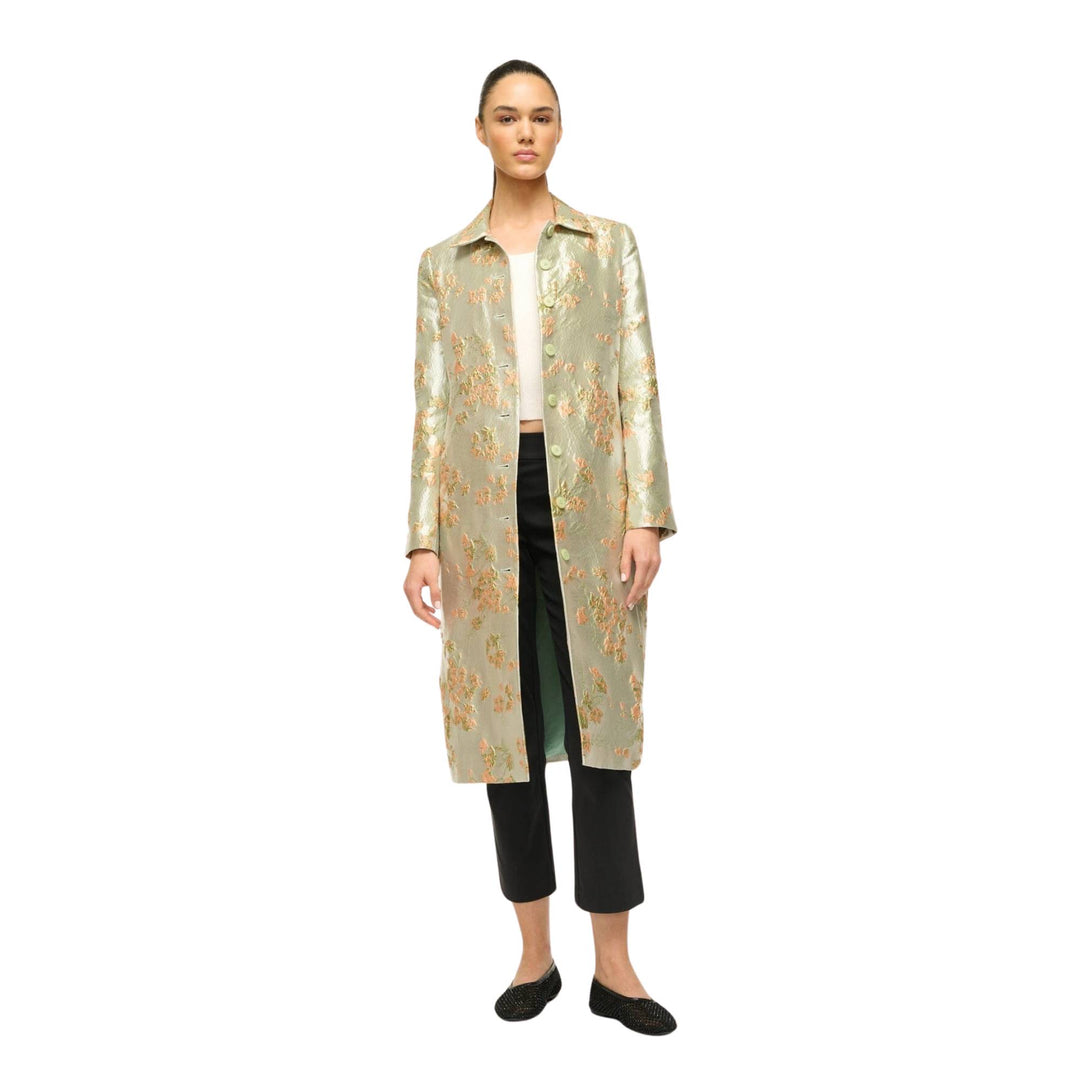 ANTOINETTE COAT in METALLIC BLOOM