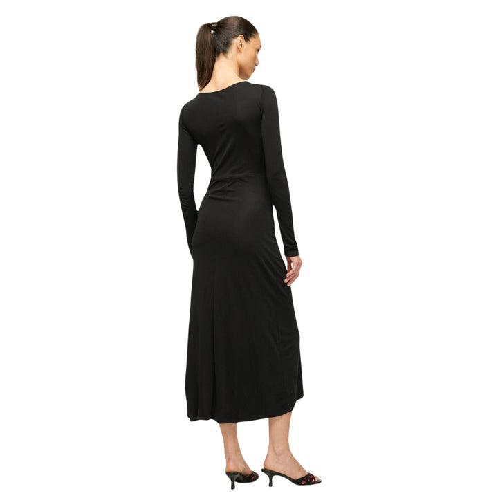 STAUD GRES DRESS Black